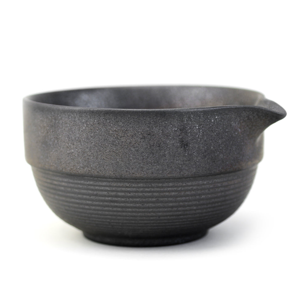 Black Spouted Matcha Bowl