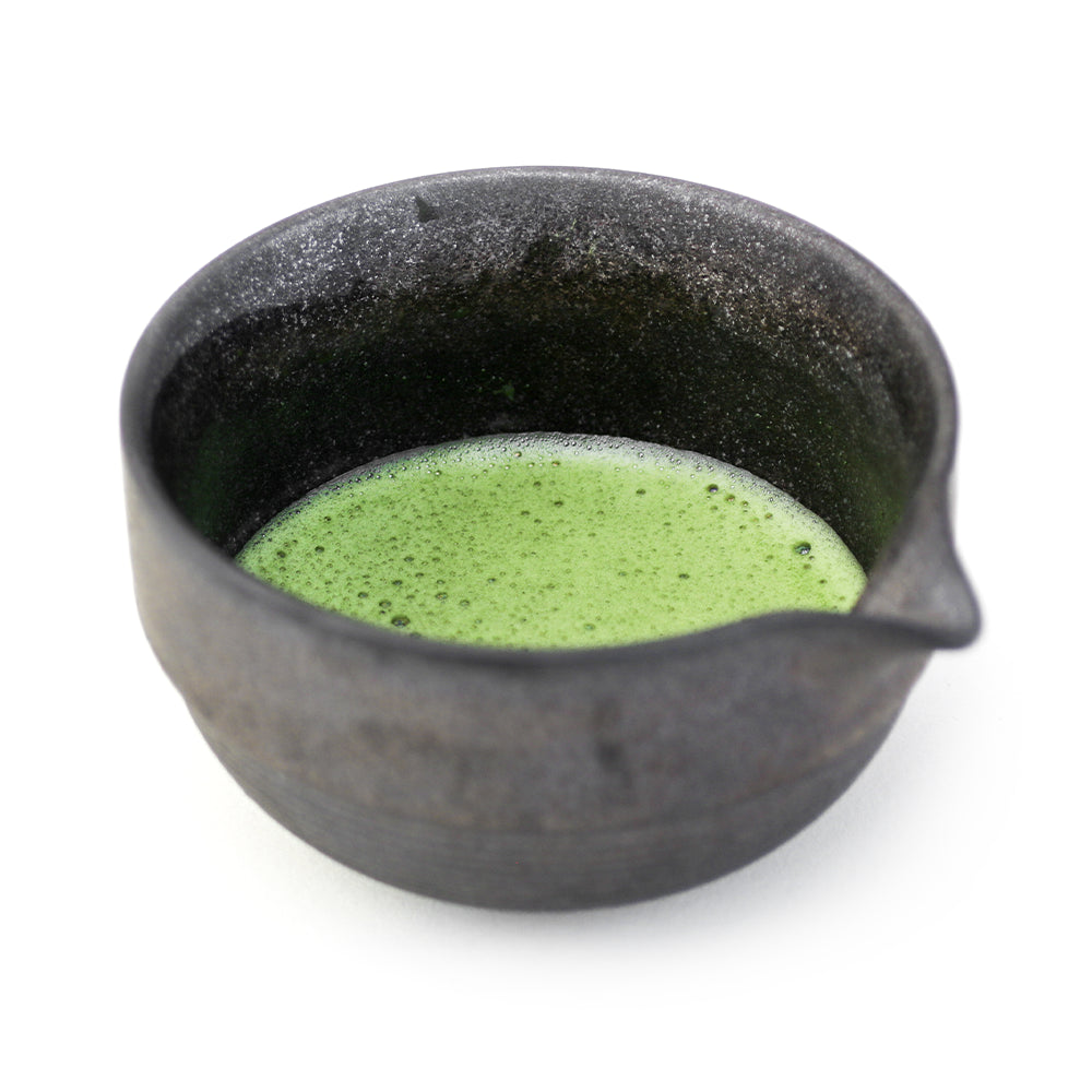 Black Spouted Matcha Bowl
