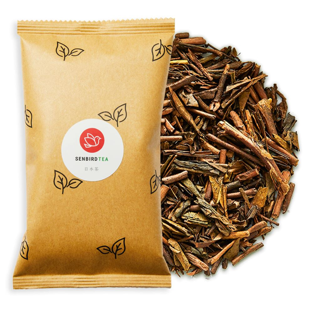 hojicha_yuu_roasted_green_tea_loose_leaf_tea_pile_with_refill_pouch