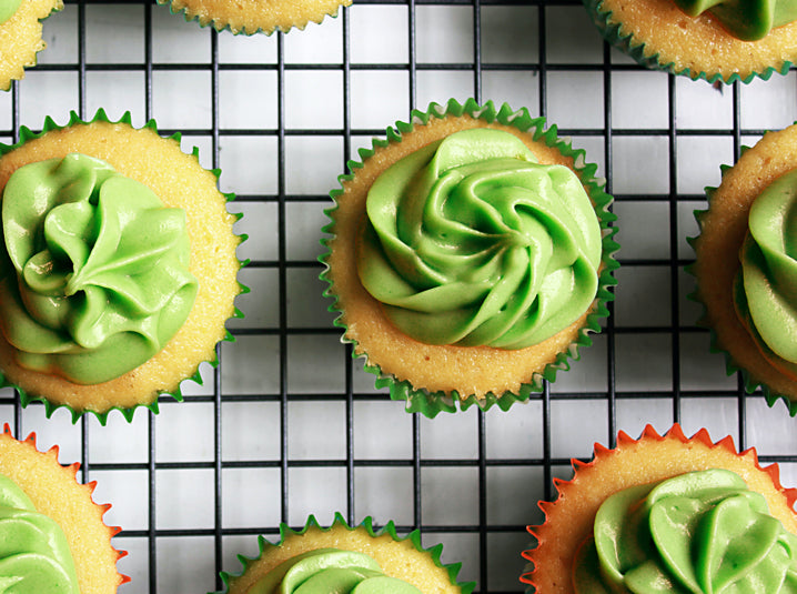 Matcha Cupcakes with Matcha Cream Cheese Frosting