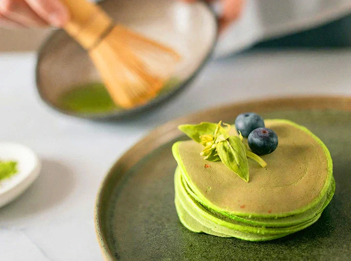 Fluffy Matcha Pancakes Recipe