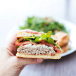 Fig and Blue cheese Turkey Burger