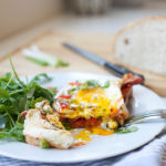 Sriracha and Roasted Red Pepper Sourdough Egg Toast