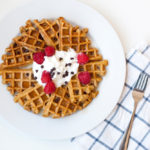 Macro Friendly Pumpkin Protein Waffles www.lillieeatsandtells.com