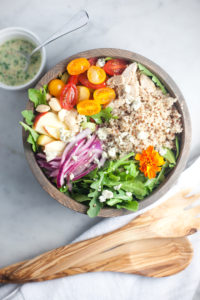 Waldorf Quinoa Arugula Salad www.Lillieeatsandtells.com