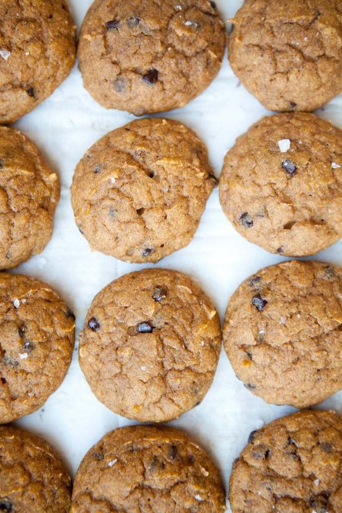 Macro Friendly Pumpkin Chocolate Chip Cookie www.lillieeatsandtells.com