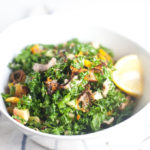 Kale Salad with Delicata Squash www.lillieeatsandtells.com