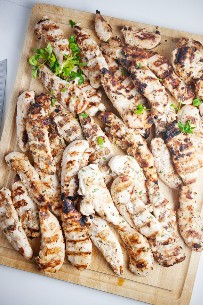 Apple Cider Honey Dijon Grilled Chicken Tenderloins www.lillieeatsandtells.com