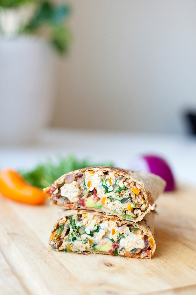 Egg White Wrap with feta and sundried tomato www.lillieeatsandtells.com