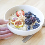 Protein Oatmeal with sneaky eggwhites www.lillieeatsandtells.com