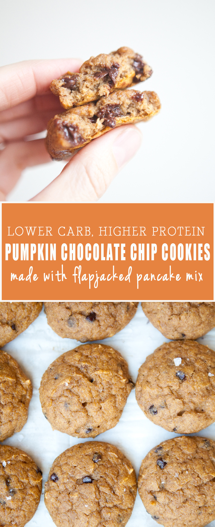 Macro Friendly Pumpkin Chocolate Chip Cookies www.lillieeatsandtells.com