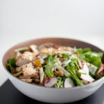 Farro, Arugula Salad with Lemon and Herbs- Macro Friendly www.lillieeatsandtells.com