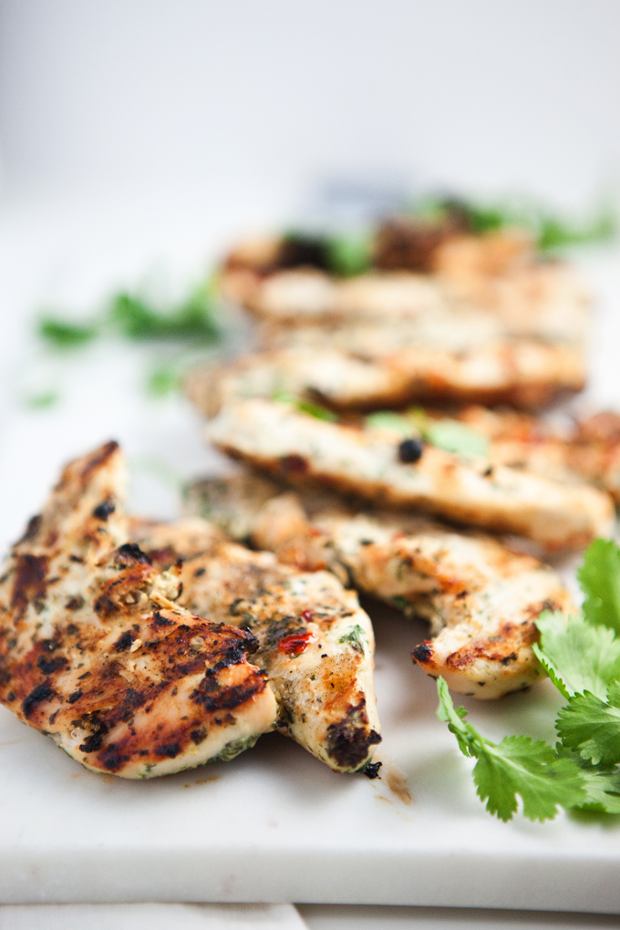Sweet Chili and Cilantro Grilled Chicken www.lillieeatsandtells.com