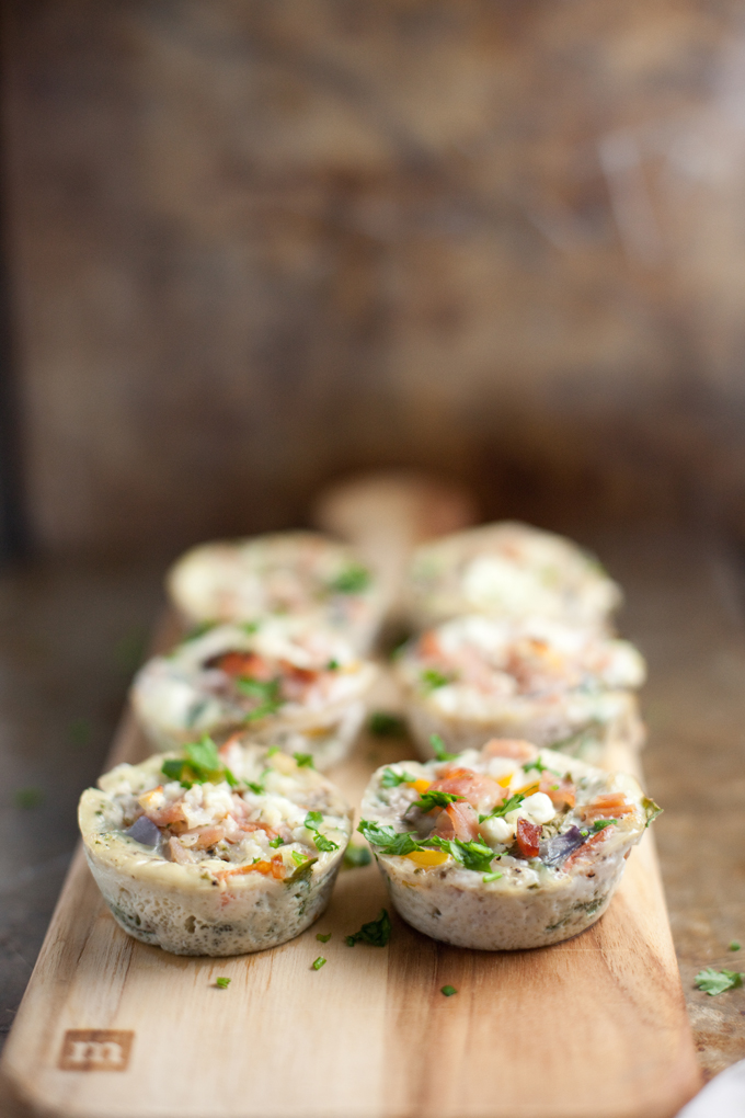 Egg White Veggie Mini Quiche www.lillieeatsandtells.com