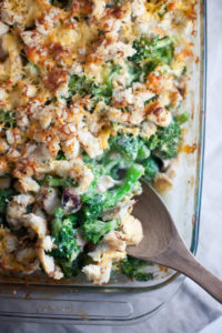 Skinny Chicken Divan with Cauliflower Cream Sauce www.lillieeatsandtells.com
