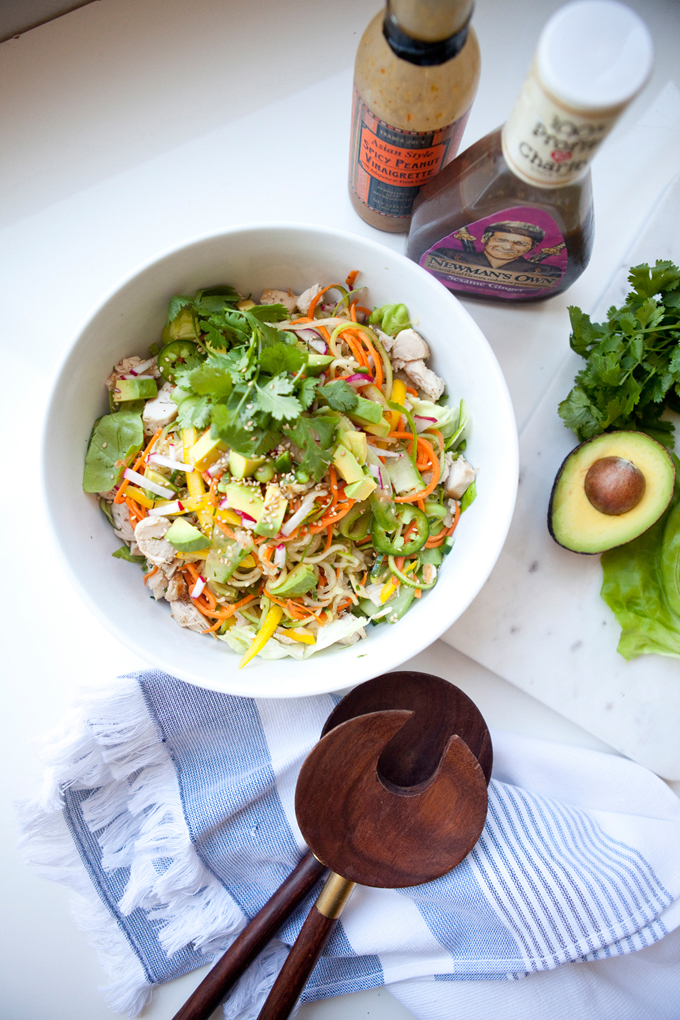 Thai Zoodle Salad www.lillieeatsandtells.com