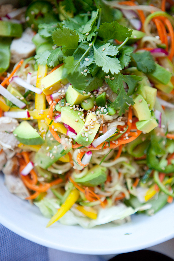 Thai Zoodle Salad www.lillieeatsandtells.com