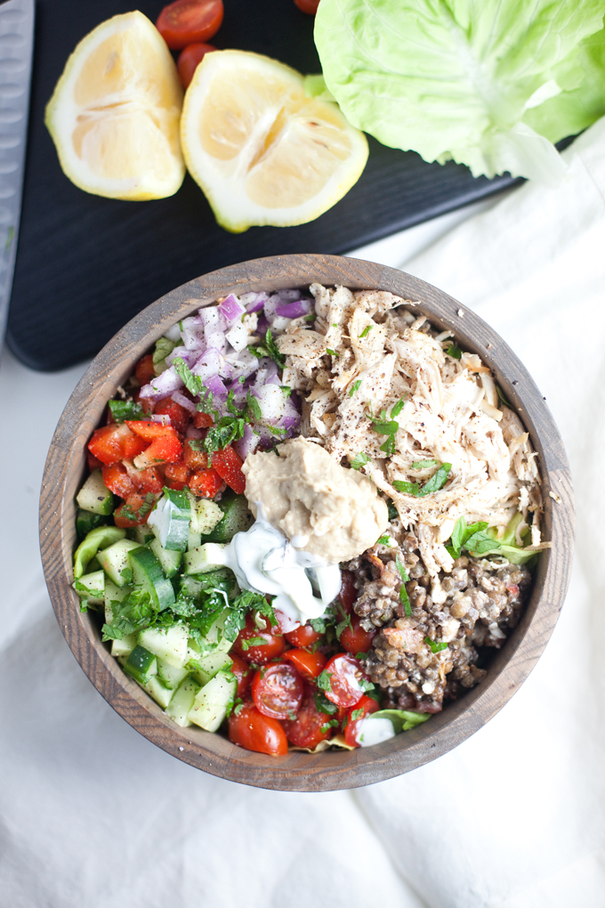 Mediterranean Power Salad www.lillieeatsandtells.com