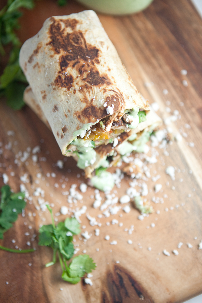 Lavash Fajita Burrito www.lillieeatsandtells.com