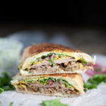 Skinny Cuban Sandwich www.lillieeatsandtells.com #macrofriendly #lillielovesmacros #skinnycubansandwich #panini