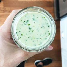 Light Champagne Basil Vinaigrette
