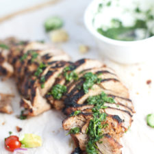 Brown Sugar Garlic crusted Pork Tenderloin #macrofriendly #healthy #light #skinny www.lillieeatsandtells.com