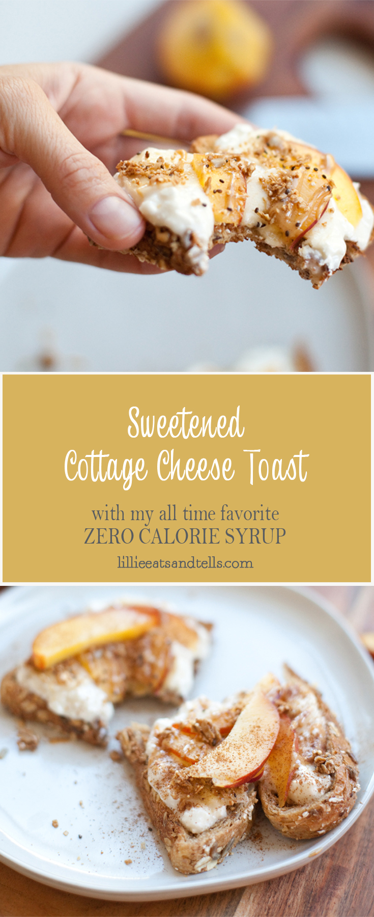 Cottage Cheese Parfait Toast www.lillieeatsandtells.com #macrofriendly #macrofriendlyrecipes #healthybreakfast #cookinglight