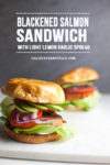 Two Salmon Sandwiches with text