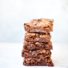Stack of brownies