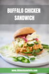 Try this quick and easy buffalo chicken sandwich. www.lillieeatsandtells.com