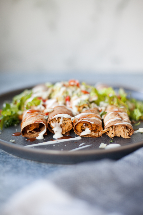 The instant pot creamy buffalo chicken can be used so many different ways. www.lillieeatsandtells.com
