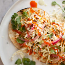 Try this macro friendly recipe of buffalo chicken tacos. www.lillieeatsandtells.com