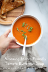 Amazing macro-friendly Tomato Butternut Soup www.lillieeatsandtells.com