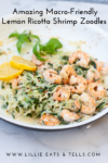 my macro-friendly take on shrimp scampi. www.lillieeatsandtells.com