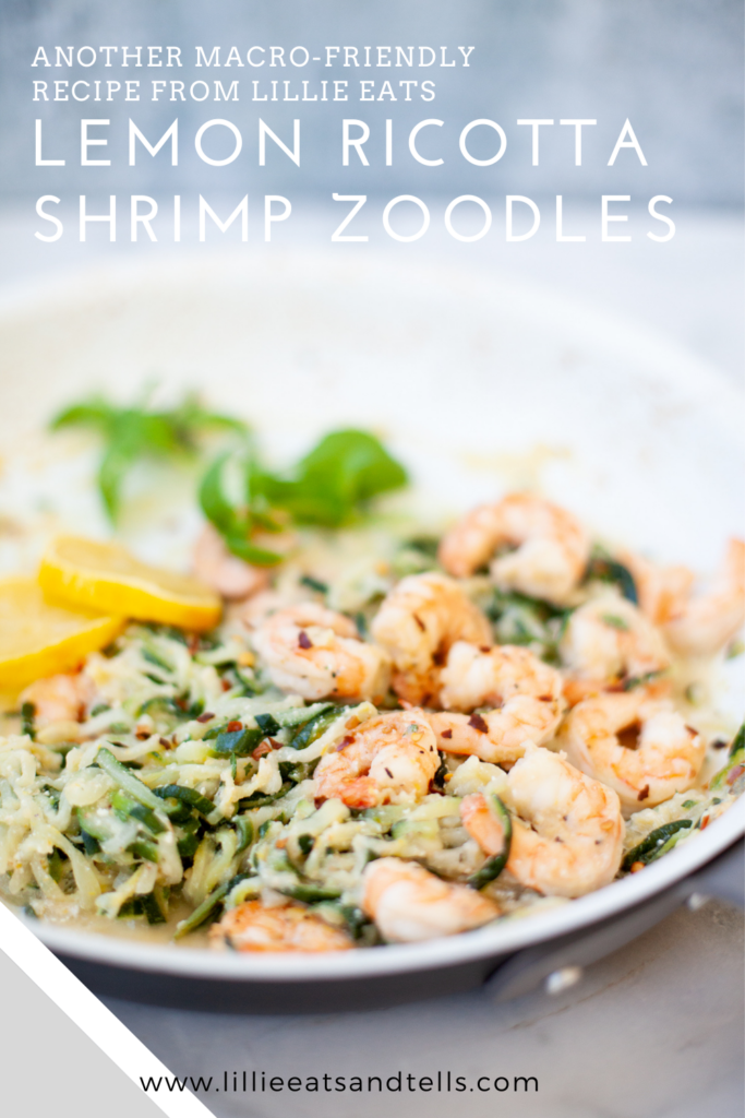 Try this quick and easy shrimp scampi with zoodles. www.lillieeatsandtells.com