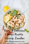 This is easy to make and super flavorful from the lemon and creamy ricotta. www.lillieeatsandtells.com