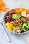 Try this macro-friendly, low fat poke bowl. www.lillieeatsandtells.com