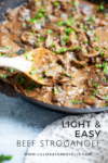 Light & Easy Beef Stroganoff www.lillieeatsandtells.com
