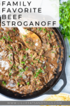 Family Favorite Beef Stroganoff www.lillieeatsandtells.com