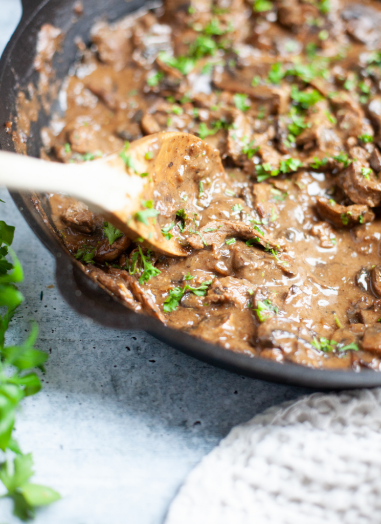 The best light beef stroganoff www.lillieeatsandtells.com