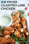 Air Fryer Cilantro Lime Chicken www.lillieeatsandtells.com