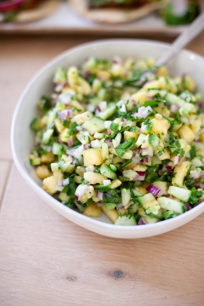 Try this pineapple salsa on lots of different things! www.lillieeatsandtells.com