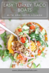 Easy Turkey Taco Boats www.lillieeatsandtells.com