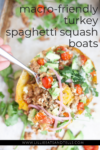 macro-friendly turkey spaghetti squash boats www.lillieeatsandtells.com