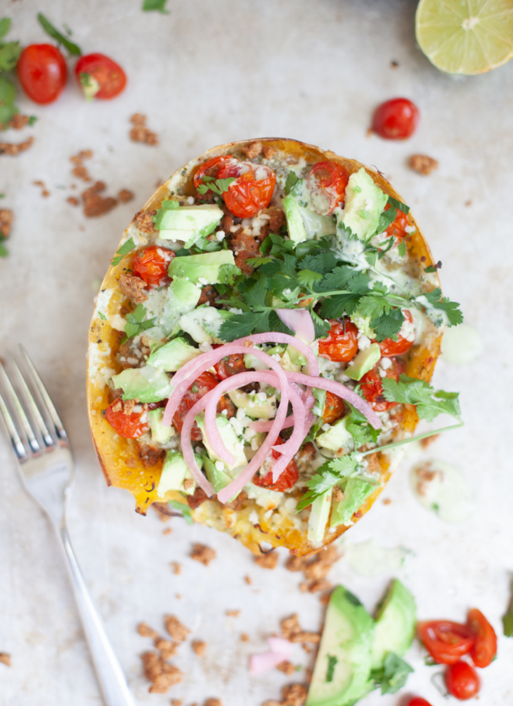 Tacos, spaghetti squash, deliciousness. www.lillieeatsandtells.com