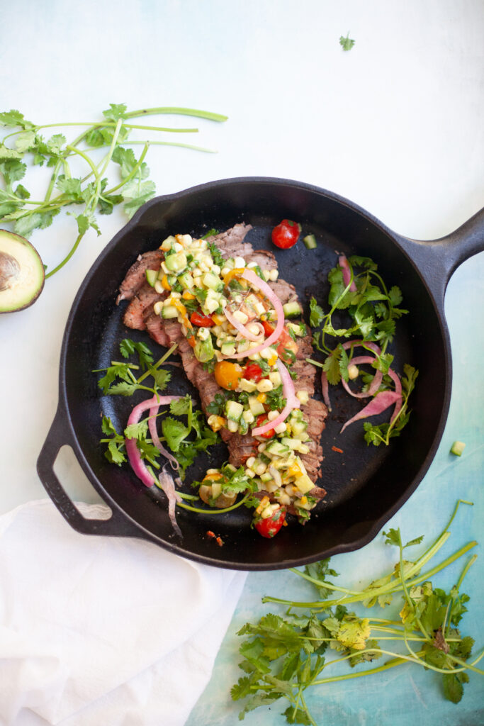 This corn salsa is great served on tacos, salads, or your favorite protein. www.lillieeatsandtells.com
