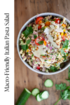 www.lillieeatsandtells.com recipe for italian pasta salad with ham