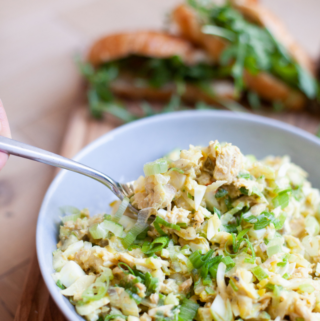 This pickle chicken salad is a staple at my house. www.lillieeatsandtells.com
