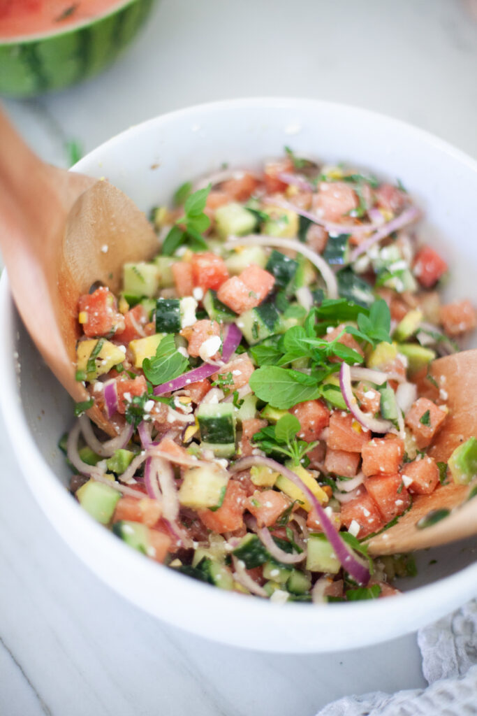 perfectly balanced watermelon cucumber feta salad
www.lillieeatsandtells.com