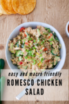 www.lillieeatsandtells.com recipe for romesco chicken salad